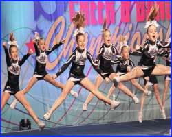 Not only she gained popularity as a  YouTuber but also as a cheerleader and participated in National Cheerleaders Association competitions.